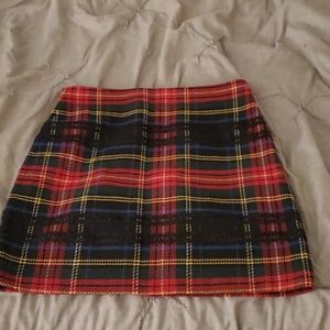Plaid skirt